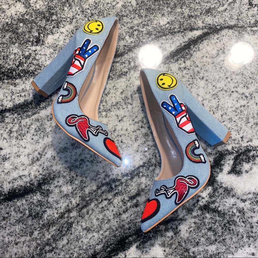 Love Patch Shoe Republic LA 6 Heels